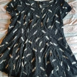 Feather torrid blouse